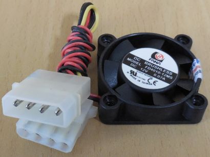 FANA FD4010-12MS Lüfter 40mm DC 12V 0.07A 4-pin Molex Retro Cooler FAN* GL215