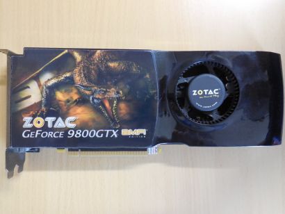 ZOTAC 9800GTX amp! Edition nVidia GeForce 9800 GTX 512MB GDDR3 PCIe DVI TVO*g781