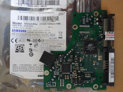 Samsung Spinpoint F1 DT HD322HJ Rev A PCB Controller Elektronik Platine* FE298
