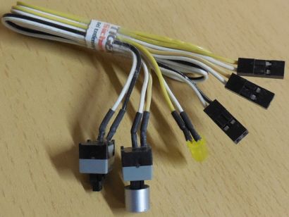 Linkworld 323-18U Retro PC Gehäuse Modding Power Reset Schalter HDD LED* pz1161