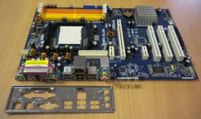 ASRock NF6-GLAN Rev.1.02 Mainboard + Blende Sockel AM2 AM2+ SATA2 GB-LAN *m125