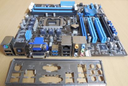 Asus P8H67-M PRO/CG8250/DP_MB Mainboard +Blende Sockel 1155 PCIe DDR3 VGA* m1151