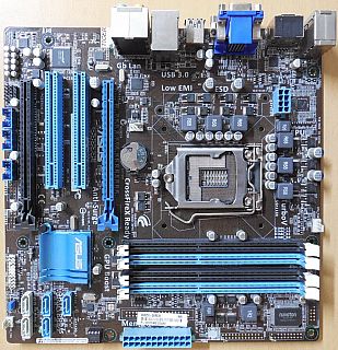Asus P8H67-M PRO/CG8250/DP_MB Mainboard +Blende Sockel 1155 PCIe DDR3 VGA* m1151