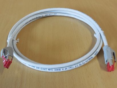 Leoni MegaLine F6-90 S/F flex 4P CAT 7 Netzwerk Gigabit LAN Kabel 4m NEU* pz1190