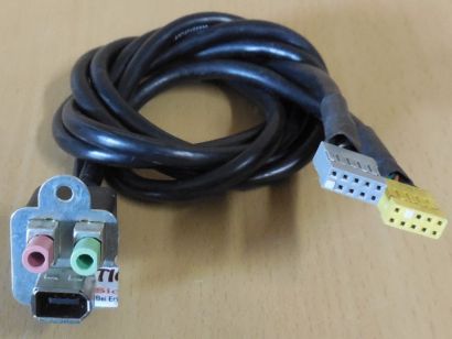 Fujitsu Celsius R670-2 Front Panel IEEE1394 FireWire Audio Mikrofon* pz1193