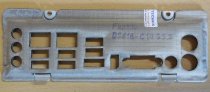 Fujitsu Celsius R670-2 D2618-C14 GS2 Mainboard Blende I/O Shield Backplate*mbb45
