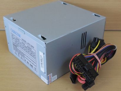 Casecom ATX 500W PC Computer Netzteil P4 SATA Molex Floppy RoHS 12cm FAN* nt142