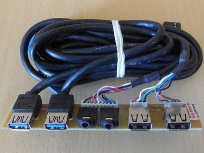 Aquado Silent PC Excellence I-Surf Front IO Panel USB3.0 USB2.0 Audio* pz1207