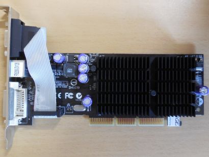 GeForce FX 5200-DV128 D41039-04928-1.1 128MB 128B VGA S-Vid DVI-I RETRO AGP*g798
