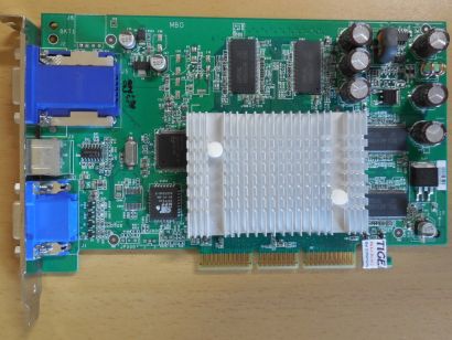 nVidia GeForce4 MX 440 64MB 128-Bit 2x VGA TV-Out RETRO AGP 8X Grafikkarte* g800