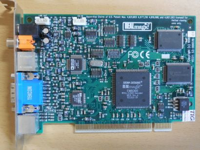Sigma Designs Hollywood Plus REALmagic EM8300 MPEG-2 DVD Decoder Karte PCI* tk65