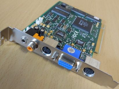 REAL magic M430-11 MPEG-2 DVD Decoder 2MB VGA-In-Out S-Vid Cinch Klinke PCI*g809