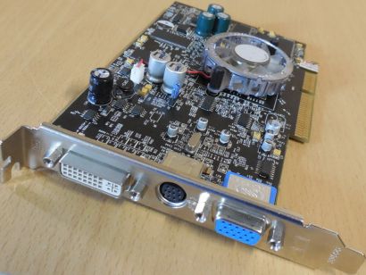 Sapphire Radeon 9600XT 1024-PC29-1A-SA 256MB VGA VIVO DVI-I AGP Grafikkarte*g813