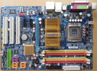 Gigabyte GA-P35-DS3 Rev 1.0 Mainboard + Blende Intel P35 Sockel 775 DDR2* m1155