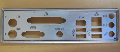 Asus A8NE-FM/S Mainboard Blende Motherboard IO-Shield Backplate* mbb47 Abdeckplatte