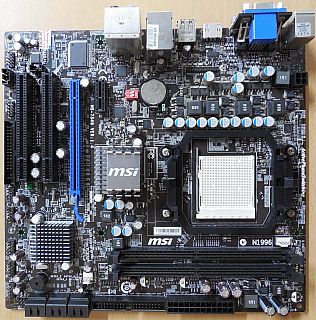 MSI 785GTM-E45 MS-7549 Ver 1.4 Retro Mainboard AMD Sockel AM2+ DDR2 VGA* m1161