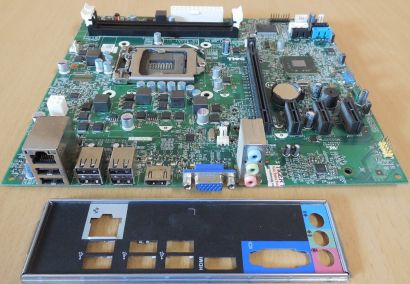 Dell Optiplex 3010 MT Mainboard + Blende 042P49 Sockel 1155 Intel MIH61R* m1162