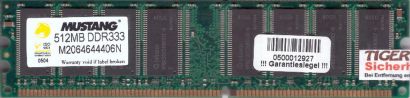Mustang M2064644406N 512MB DDR1 333MHz PC2700 Arbeitsspeicher RAM* r1082 Mustang M2064644406N 512MB DDR1 333MHz PC2700 Arbeitsspeicher RAM* r1082