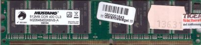 Mustang M20646453X6NS-A 512MB DDR1 400MHz PC3200 CL3 Arbeitsspeicher RAM* r1094