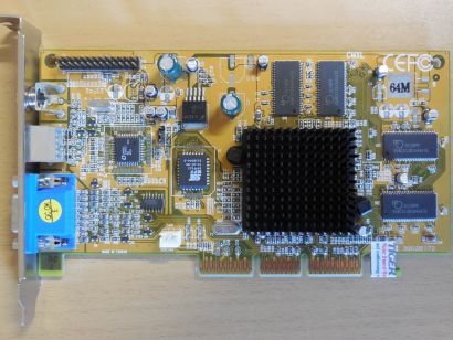 CMXL GeForce 2 MX 100/200 NV11 64MB 64Bit VGA S-Video Composite RETRO AGP* g818