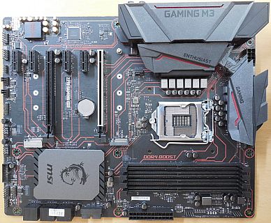 MSI Z270 GAMING M3 MS-7A62 Mainboard +Blende Intel Z270 Sockel 1151 DDR4* m1168
