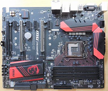 MSI Z170A GAMING M5 MS-7977 Mainboard +Blende Intel Z170 Sockel 1151 DDR4* m1169