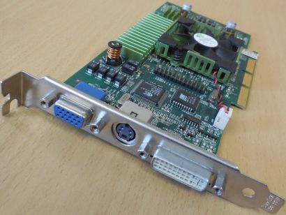 DELL 03J562 nVIDIA P50 GeForce3 Ti500 64MB 128B DVI-I S-Video VGA Retro AGP*g820