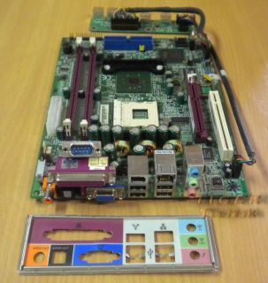 Epox EP-4PGF Mainboard + Blende + EP-XFP Panel für EX5 Barebone Sockel 478 *m136