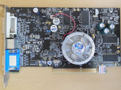 Sapphire Radeon 9600XT ATI Radeon 9600 XT 256MB VGA TV-Out DVI-I Retro AGP* g825