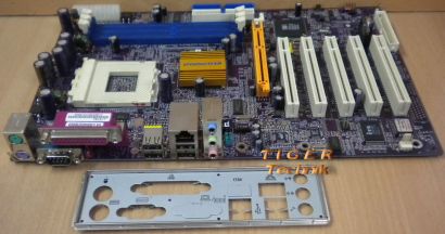 ECS Elitegroup L7S7A2 REV: 1.1 Mainboard + Blende Sockel A 462 Audio LAN* m137