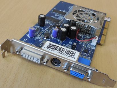 XFX PV-UAF6 V1.7 W01/05 GeForce FX 5700LE 256MB 128B VGA HDTV DVI Retro AGP*g826