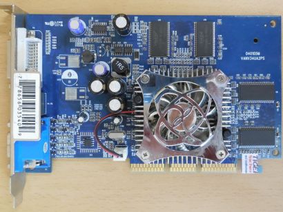 XFX PV-UAF6 V1.7 W01/05 GeForce FX 5700LE 256MB 128B VGA HDTV DVI Retro AGP*g826