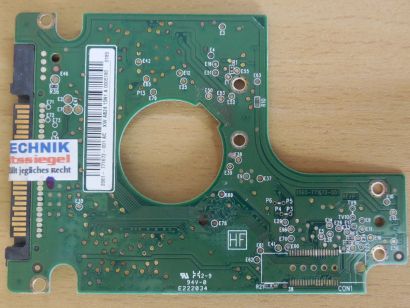 Western Digital Blue WD5000BEVT-22A0RT0 PCB Controller Elektronik Platine* FE306