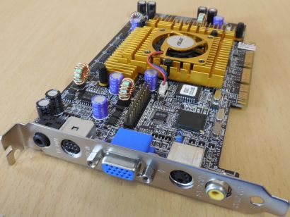 Asus V8200/Deluxe/P/64M/U nVidia Geforce 3 Ti 200 64MB VGA TV IN OUT VR AGP*g832