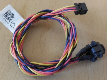 DELL D12M Optiplex 3010 Desktop MT Power Schalter Power LED Kabel 074XPK* pz1220
