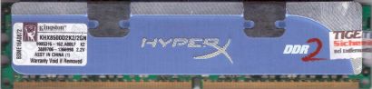 Kingston HyperX 2GB Kit 2x 1GB KHX8500D2K2/2GN 9905316-162.A00LF DDR2 RAM* r1102