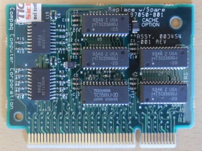 Compaq Presario 800 197050-001 003454-001 128KB CPU L2 Cache Retro Modul* mbz16
