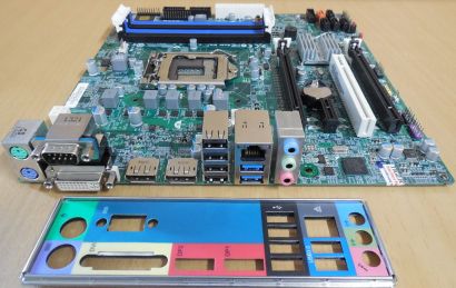 Acer ECS B75H2-AM V1.0 Mainboard +Blende Intel B75 Sockel 1155 DDR3 USB3.0*m1173