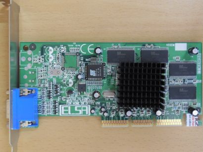 ELSA Erazor III LT nVidia RIVA TNT2 M64 32MB 64B VGA Retro AGP Grafikkarte* g847