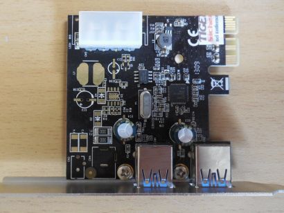 Delock 89243 PCIe x1 2.0 Karte 2-Port USB3.2 3.0 4-pol Molex intern Renesas*sk87