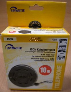 Skymaster ISDN Verlängerung eines ISDN-Anschlusses 10m Kabeltrommel* so112