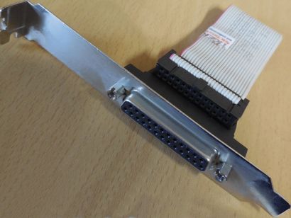 Slotblende Parallel Port Adapter Drucker LPT Parallel PC Computer 25-pin* pz1252