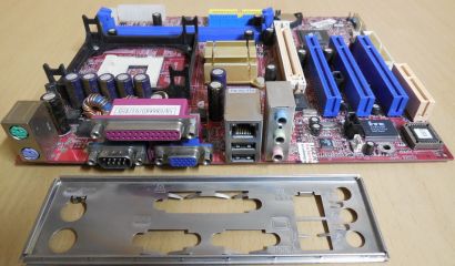 Biostar U8668-D Ver 5.B Mainboard +Blende Sockel 478 AGP PCI VGA Audio LAN*m1175 Biostar U8668-D Ver 5.B Mainboard +Blende Sockel 478 AGP PCI VGA Audio LAN*m1175