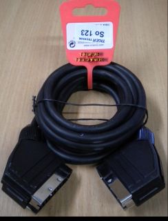 Vivanco 21-pol SCART Kabel 3m Stecker-Stecker für Video TV DVD DVB-T *so123
