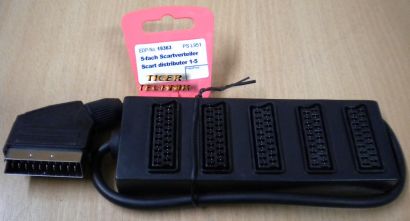 Vivanco PS L591 5-fach SCART Verteiler 5x Buchse - 1x Stecker *so128