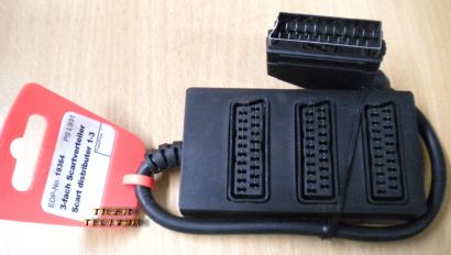 Vivanco PS L391 3-fach SCART Verteiler 3x Buchse - 1x Stecker *so129