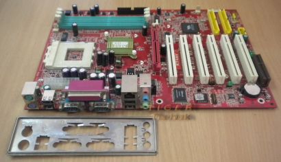 MSI KT4AV MS-6712 Ver 10A Mainboard +Blende Sockel A 462 FSB333 AGP 8x DDR* m146