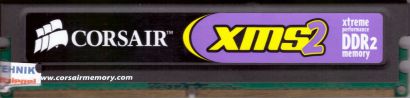 Corsair XMS2 CM2X1024-6400C4 PC2-6400 1GB DDR2 800MHz Arbeitsspeicher RAM* r15