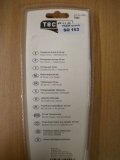 Teccus by Vivanco 2,5m Verlängerung Klinke 3,5mm St. - 3,5mm Bu. *so153