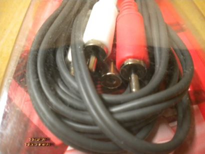 Teccus by Vivanco Audio Cinch Verlängerung Kabel Stecker Kupplung 2,5m* so155